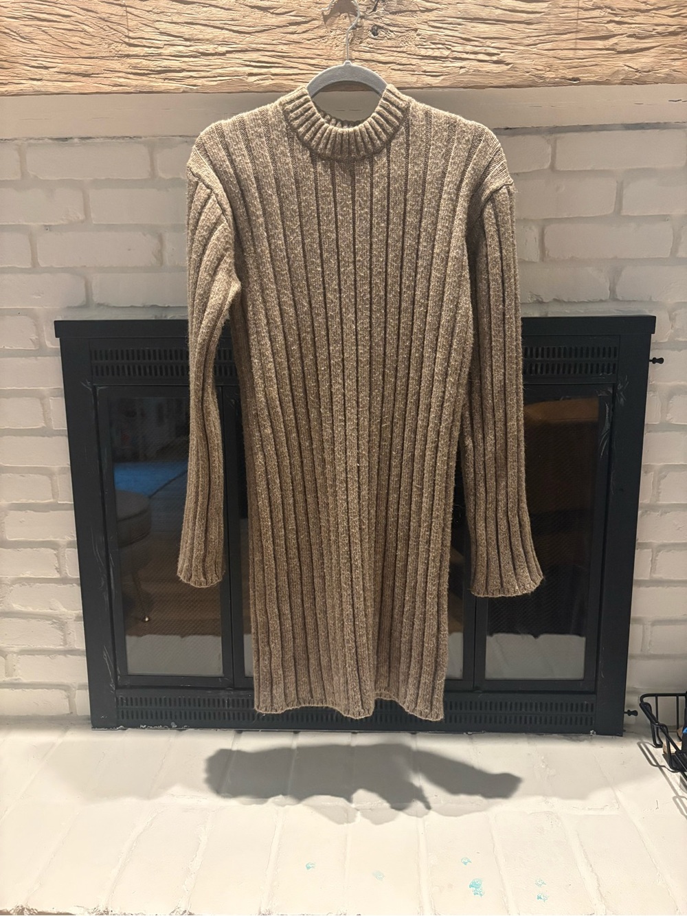 H&M Ribbed Oversized Sweater Dress